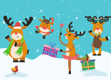 Spread the cheer with the Frasers Reindeer Cheer Squad! 